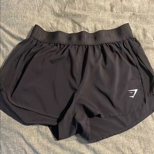 Gymshark Women's Black Athletic Shorts